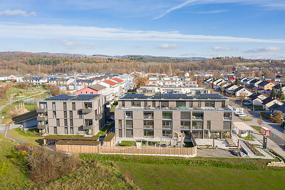 Neue Mitte am Quartiersplatz in Radolfzell - Wohnen mit KiTa und Backshop