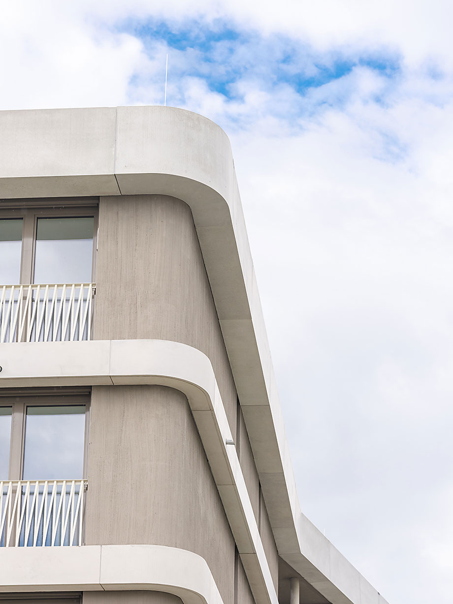 Betonfertigteilfassade für das Seniorenheim in Pfullendorf