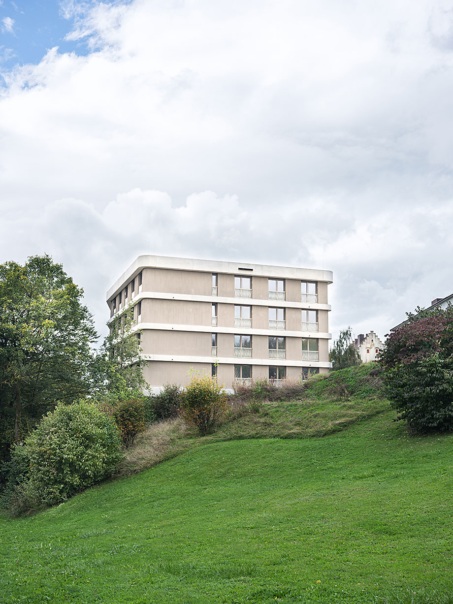 Betonfertigteilfassade für das Seniorenheim in Pfullendorf